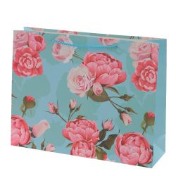 GAEM Пакет подарочный L (бумага 210г/м2, блок микс 12шт), L38,5 W11 H30 см, 4в.