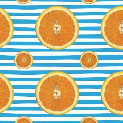 Апельсины на полосках