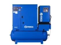 Винтовой компрессор Remeza ВК30-8-500Д на ресивере 500л с осушителем