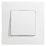 Выключатель 1-клавишный 10А 250В белый ETIKA Legrand