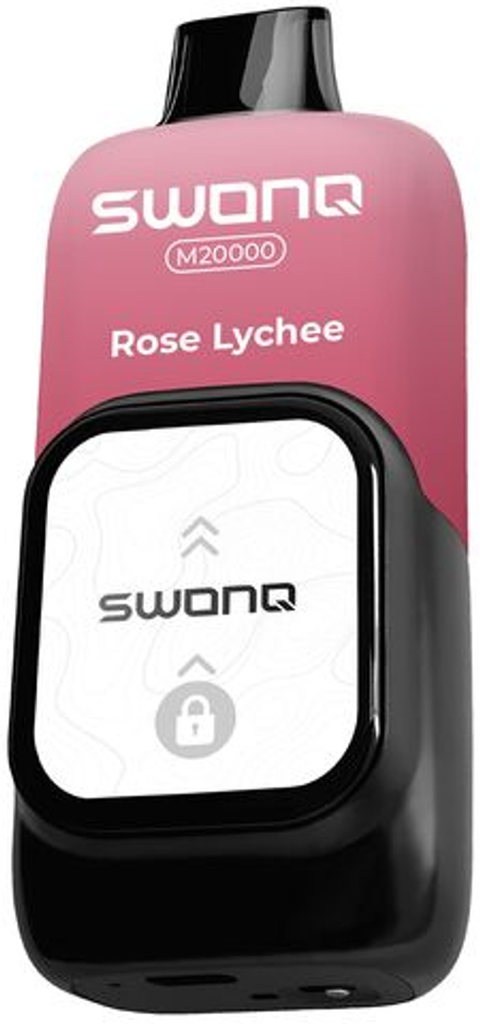 Набор Swonq M20000 с картриджем Rose lychee - Роза-личи 20000 затяжек 18мг (1,8%)