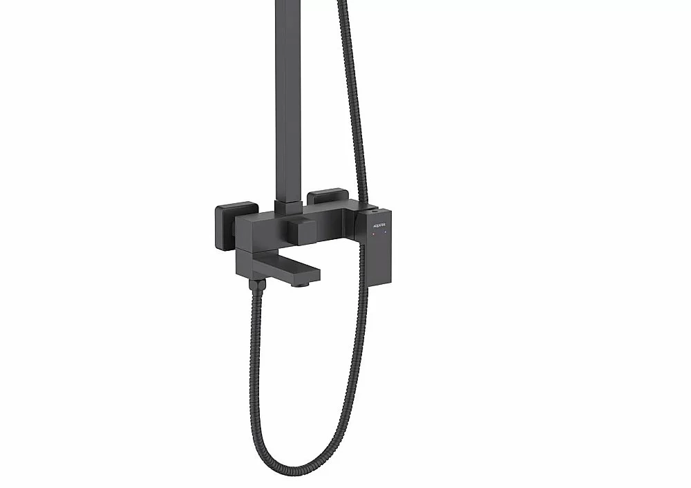 Душевая система Aquatek ЛИБРА AQ2640MB черная матовая