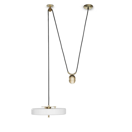 Pendant design lamp  Revolve Rise & Fall by Bert Frank (White)