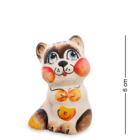 ГЛ- 194 Фигурка «Кот-Сиамский» цв.(Гжельский фарфор)