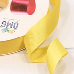 Лента Репсовая 2,5см х 110м (Желтый, Оливковый)