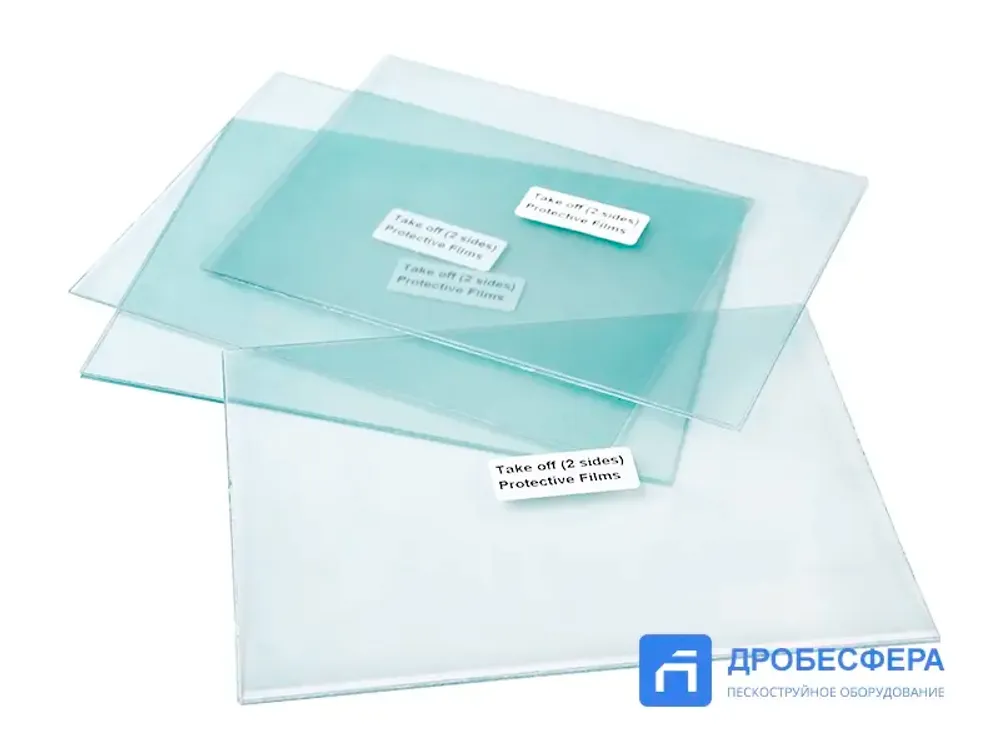 Стекло для шлема 145x105x1 мм Comfort внутреннее пластиковое арт. 10130003