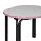 Столик кофейный ror, Ø50 см, черный/серый/розовый