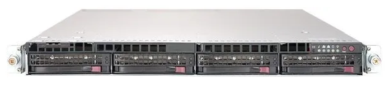 Сервер Supermicro SuperServer 6019U-TRT без процессора/без ОЗУ/без накопителей/количество отсеков 3.5" hot swap: 4/2 x 750 Вт/LAN 10 Гбит/c