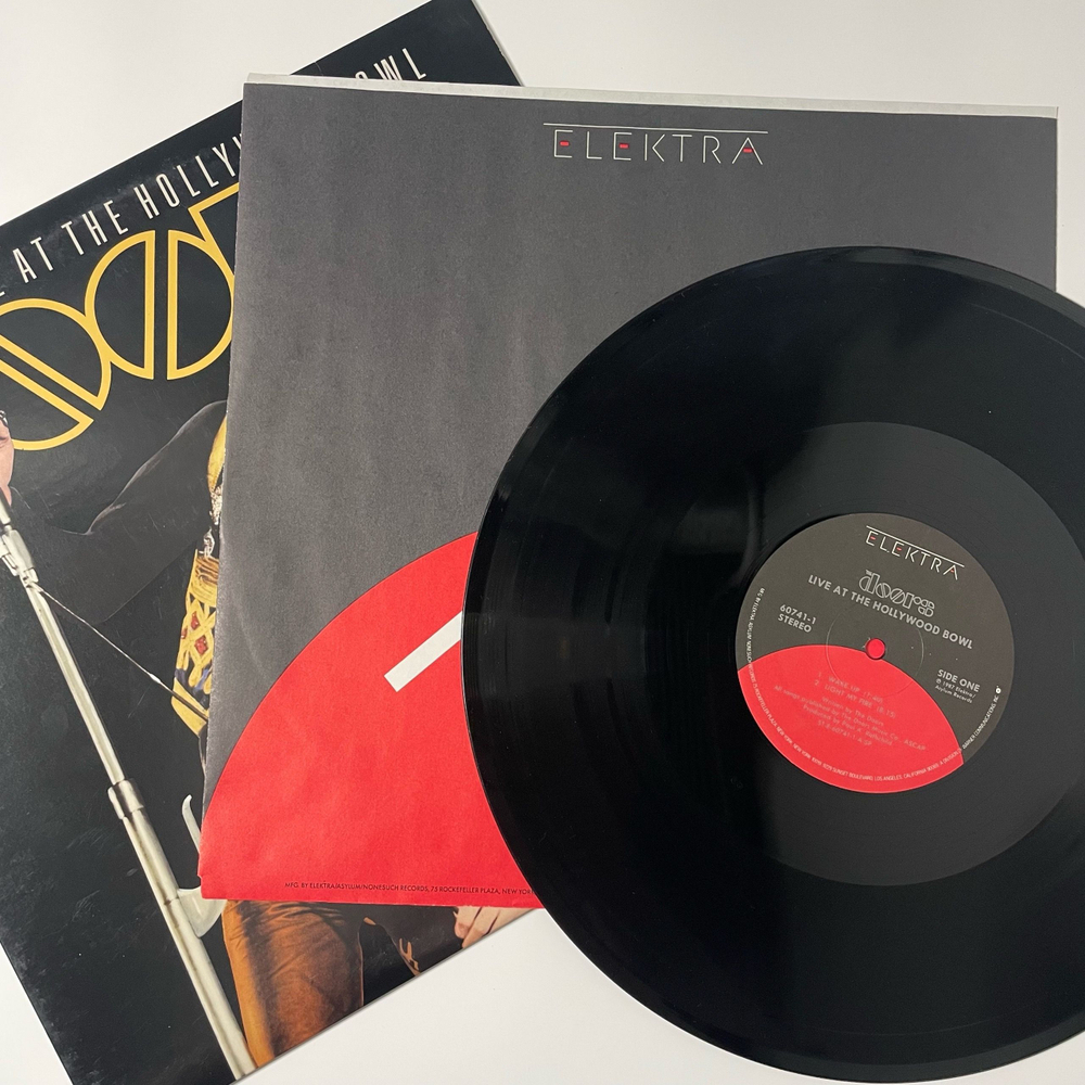 Винтажная виниловая пластинка LP The Doors Live At The Hollywood Bowl (США 1987)