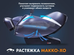 Массажное кресло FUJIMO 氣 Combat 4D Серый