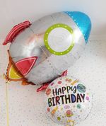 AN Шар фигура "Ракета космическая" 29Шар "/73*53 см (БГ-53)