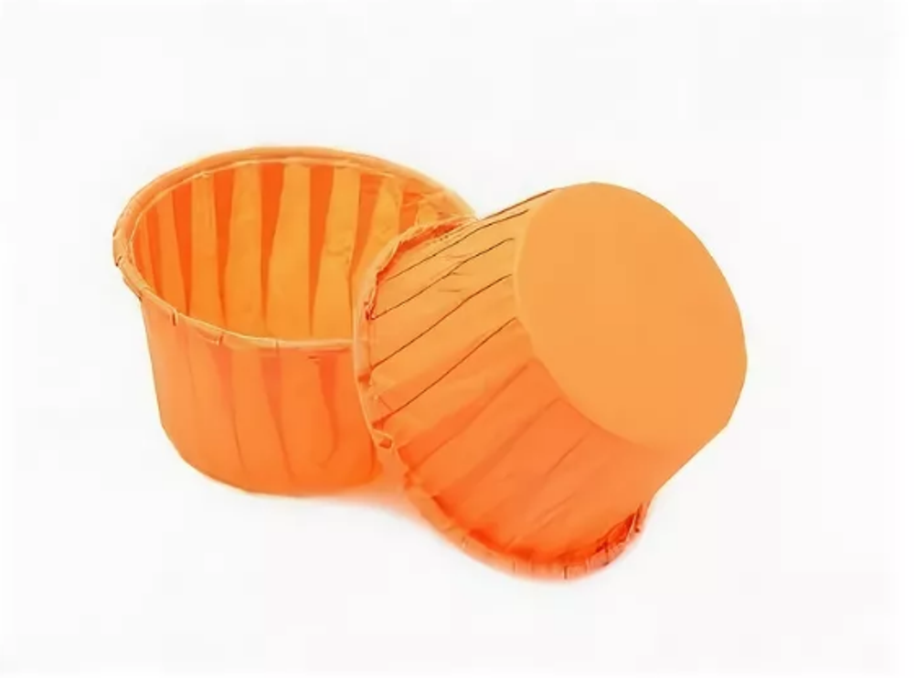 Форма бумажная МАФФИН "Оранжевая" d50*h40 мм. (100 шт./упак.), 1 шт.