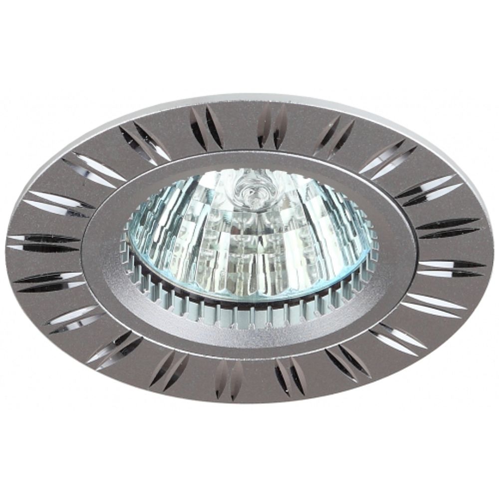 KL33 AL/SL Светильник ЭРА алюминиевый MR16,12V/220V, 50W серебро/хром