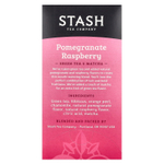 Stash Tea, Green Tea & Matcha, Гранат и малина, 18 чайных пакетиков, 1,2 унции (36 г)