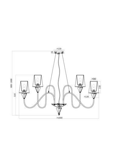 Люстра Maytoni MOD078PL-09CH