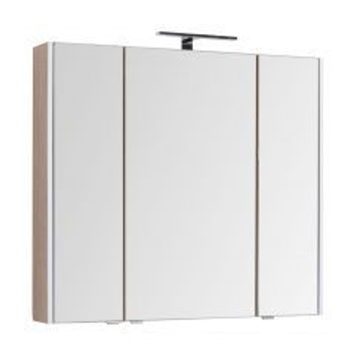 Зеркало-шкаф Aquanet Августа 100 дуб сонома