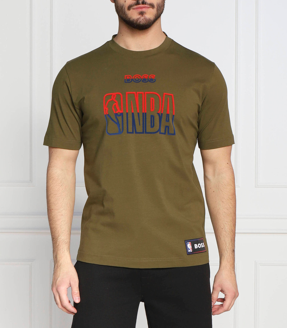 футболка t_basket_4 boss x nba BOSS ORANGE - оливковый(50477424)