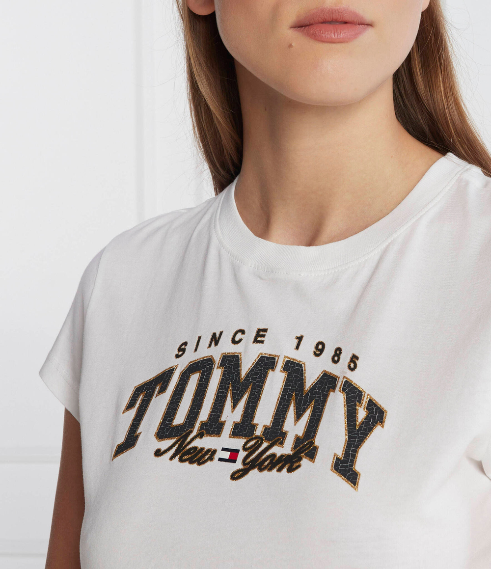 Футболка LUX VARSITY Tommy Jeans - белый(DW0DW16455)