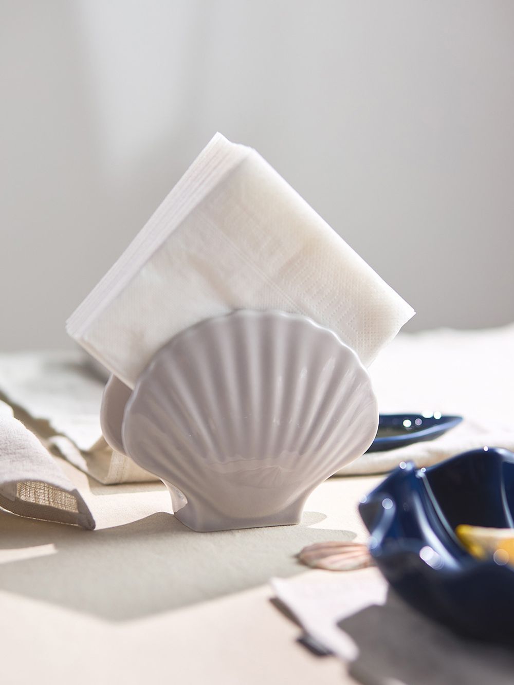 Салфетница Pearl серого цвета из коллекции Sea treasures