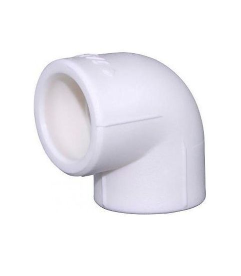 Уголок полипропиленовый (ПП) соединительный Ø25 90°