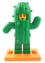 Минифигурка LEGO col18-11 Девушка - кактус
