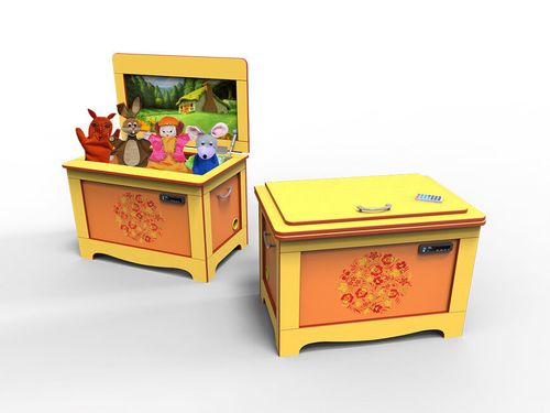 Детский песочный комплекс "Сундучок песочной анимации"