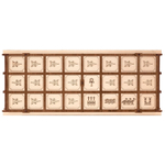 Деревянный конструктор и настольная игра GAMESET - Ура и Сенет (EWA)