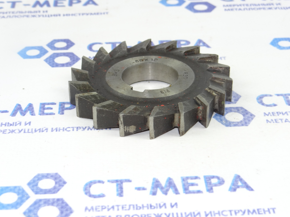 Фреза 3-хсторонняя 80х12х27 А3а Р18 z=18 прямозубая