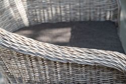 "Равенна" плетеное кресло из искусственного ротанга, цвет бежевый