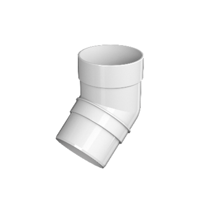 ТН ОПТИМА колено трубы 135°, белый