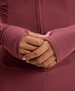 Oysho Легкая теплая куртка Nerve, сливовый