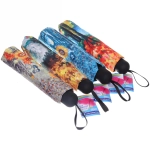 Зонт механический ветроустойчивый, матовая ручка «BESTzontik - muskat», цвет как на фото, длина 25см, d-110см