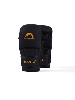 Перчатки MANTO ESSENTIAL для ММА черно-оранжевые