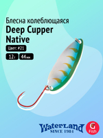 Блесна колеблющаяся WATERLAND Deep Cupper Native 12гр (custom colors)#19, 44мм,