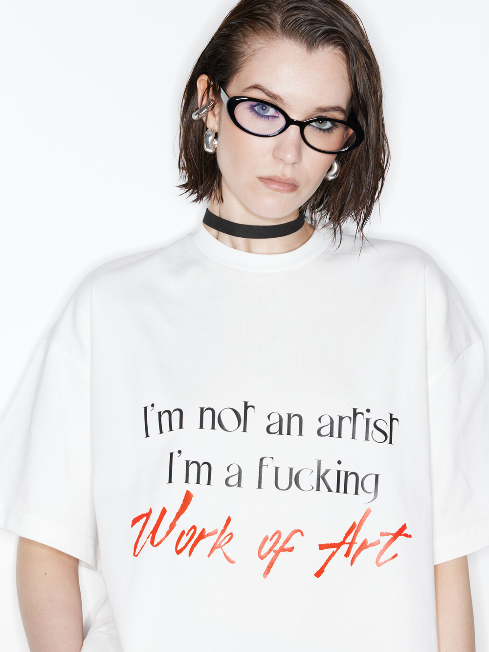 Футболка WORK OF ART, молочная