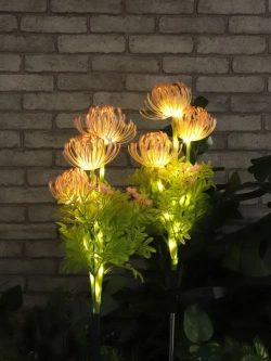 Cадовые светильники на солнечных батареях 2шт, декор для сада, штекер садовый