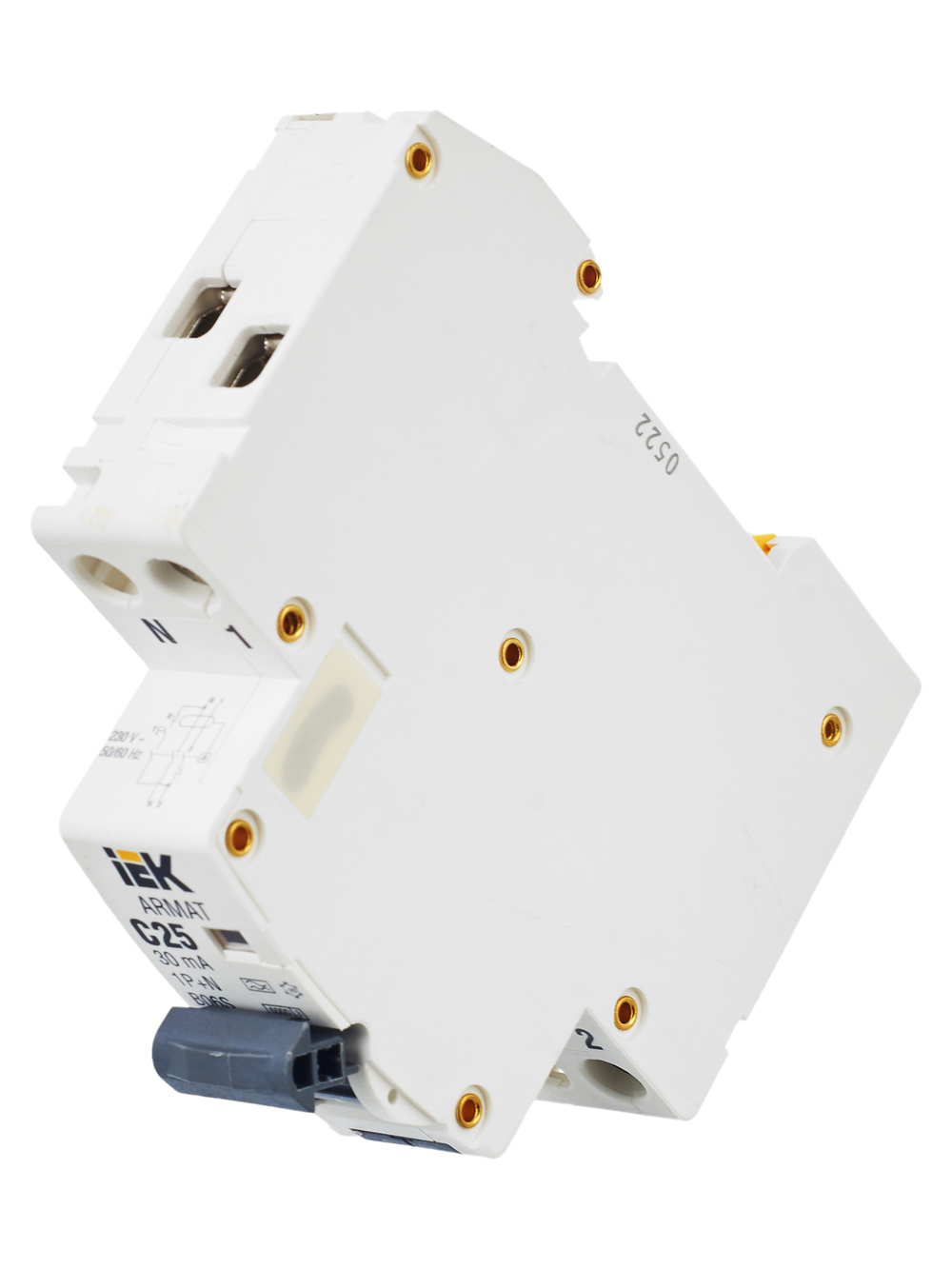 ARMAT Автоматический выключатель дифференциального тока B06S 1P+NP C25 30мА тип A (18мм) IEK