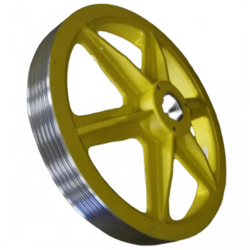 Канатоведущий шкив D=750x5x10 мм U-лунка 105 град., OTIS 18ATF посадка на конус (100 мм х 90 мм)