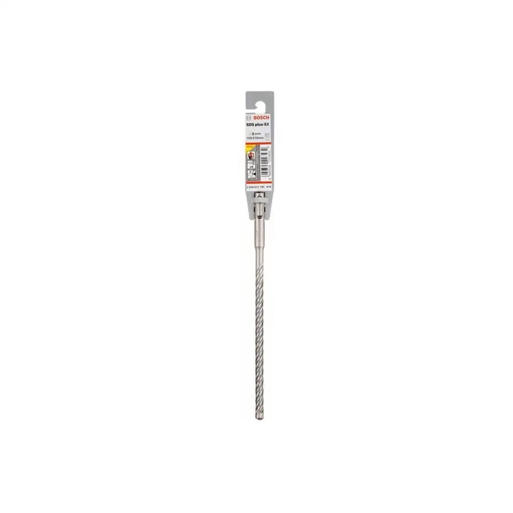 Бур по бетону SDS-plus-5X 8x150x210 мм BOSCH 2608833790
