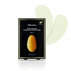 JMsolution Water Luminous Golden Cocoon Eye Mask Black лифтинг-патчи для глаз с протеинам шелка