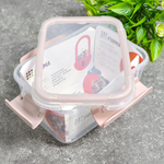 Контейнер 0,75л герметичный "Butterfly bright" (розовый)