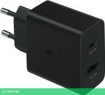 Сетевое зарядное устройство Samsung EP-TA220 черный (EP-TA220NBEGEU)