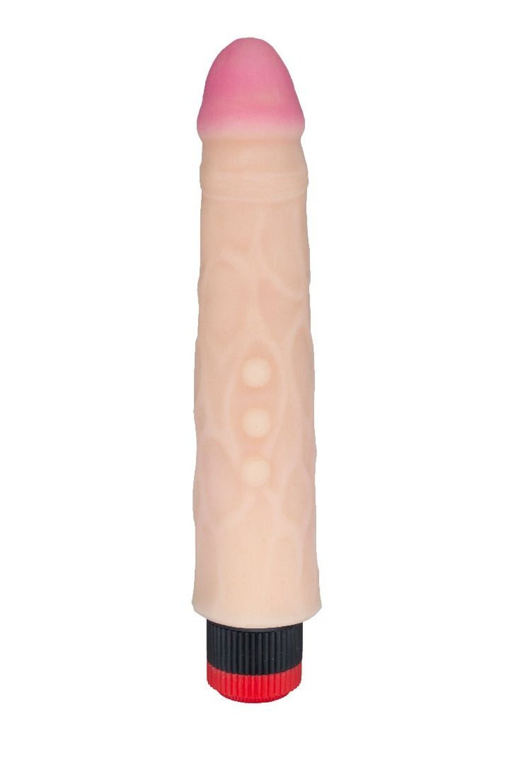 Телесный вибромассажёр HUMAN COPY 8,2 - 21,6 см. (Цвет: телесный)