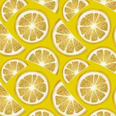 лимонный узор