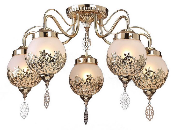 Потолочная люстра Arte Lamp Moroccana A4552PL-5GO