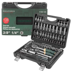 Набор инструментов 108 пр. 1/4''3/8''(6гр.)(4-22мм) RockForce##Rock FORCE RF-41082-5DS-м