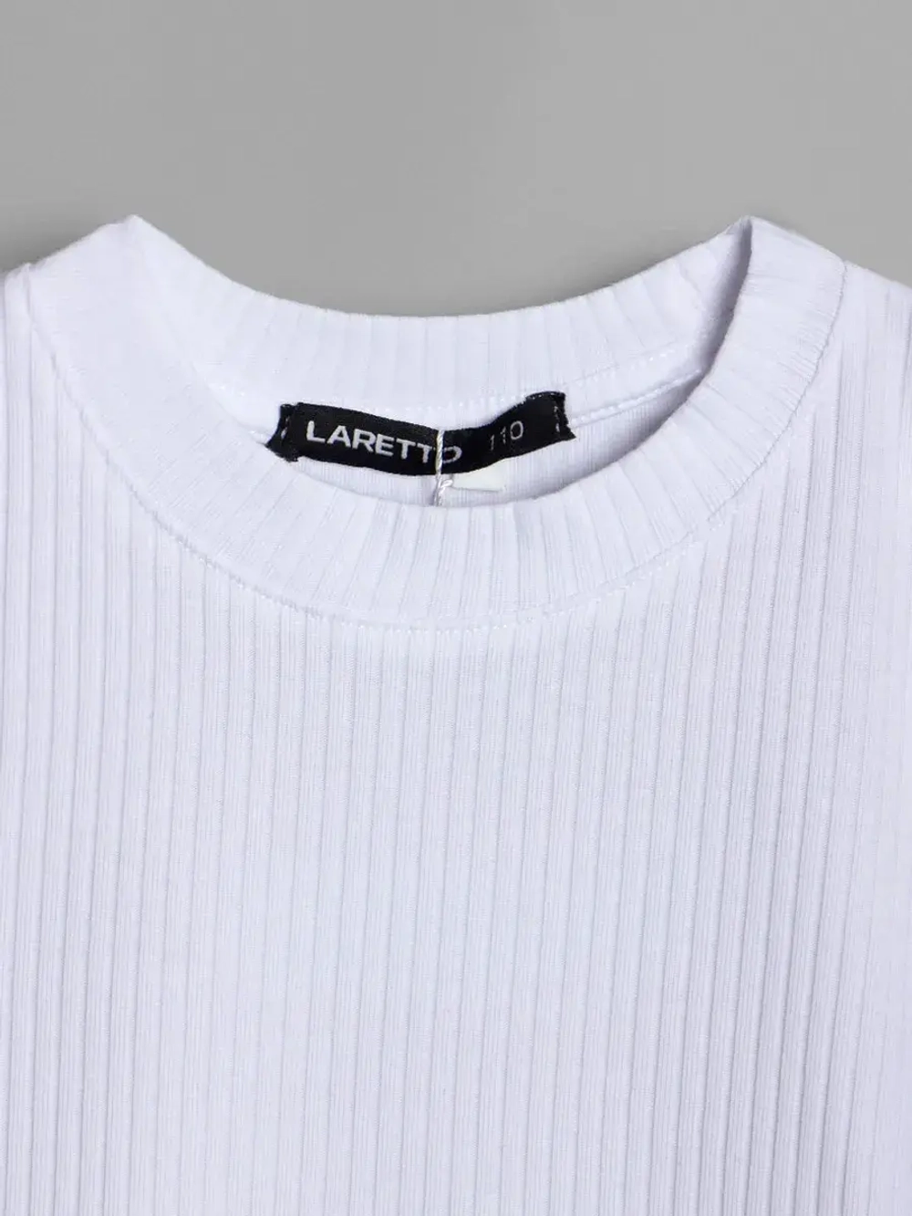 Белая футболка для девочки базовая