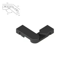 Коннектор поворотный для накладного шинопровода Arte Lamp RAPID-ACCESSORIES A613806R