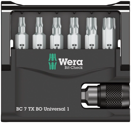 Набор бит Bit-Check 7 TX BO Universal 1 Wera 05056158001