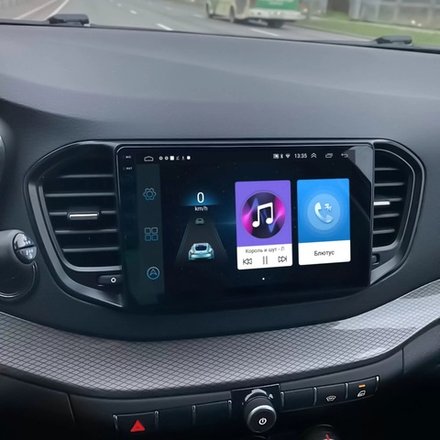 Магнитола для Lada Vesta NG 2023+ (ШГУ, рамка черная матовая 9) - Teyes CC3-2K QLed на Android 10, ТОП процессор, 4G SIM-слот, CarPlay